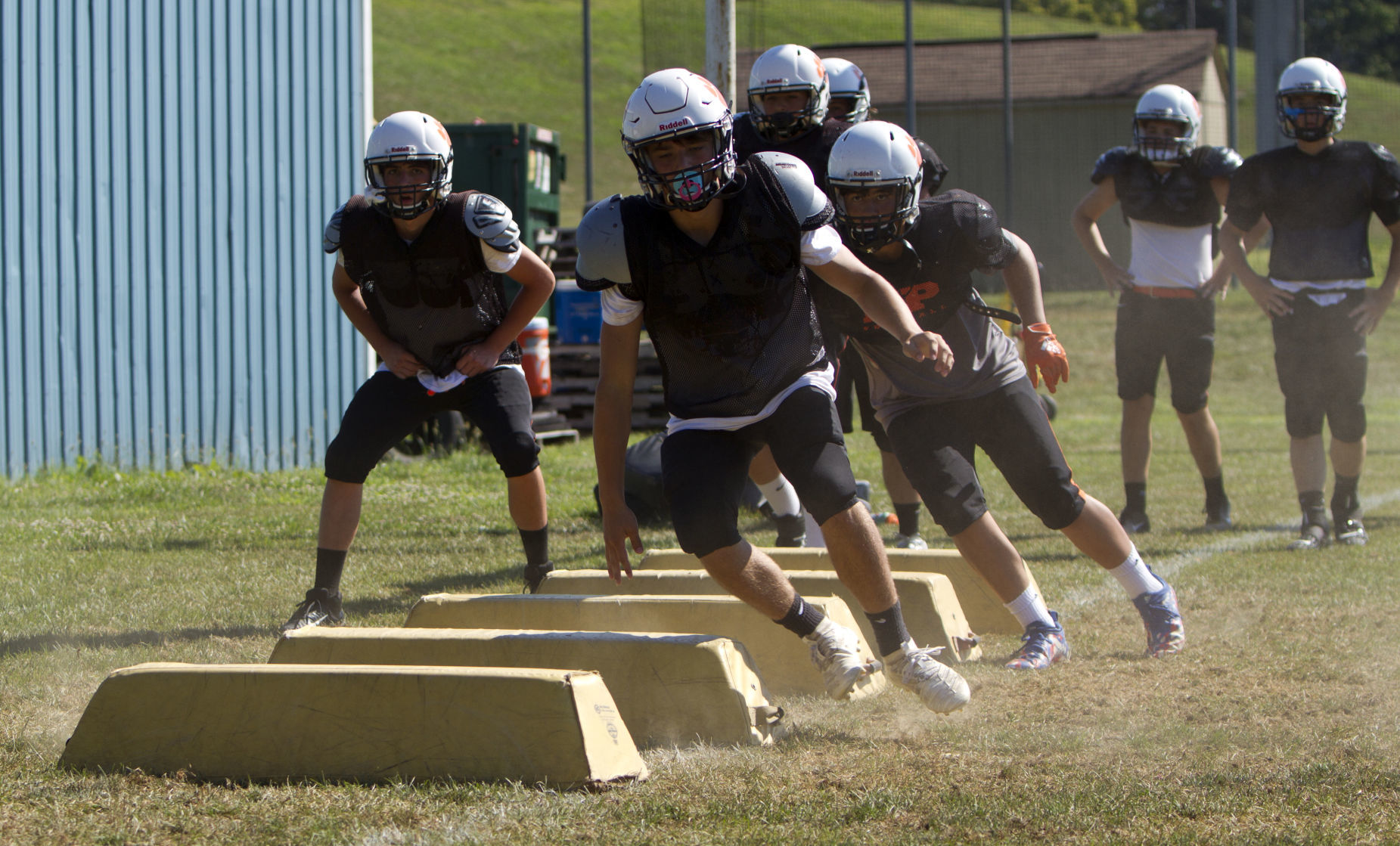 East Pennsboro football practice